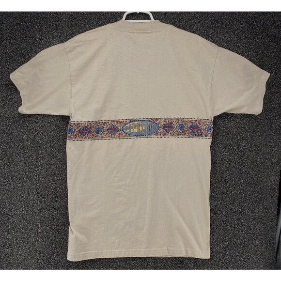 Pipeline Shirt Mens Large Spirit of Hawaii Surf North 1990's Made IN USA  Beige - Picture 2 of 8